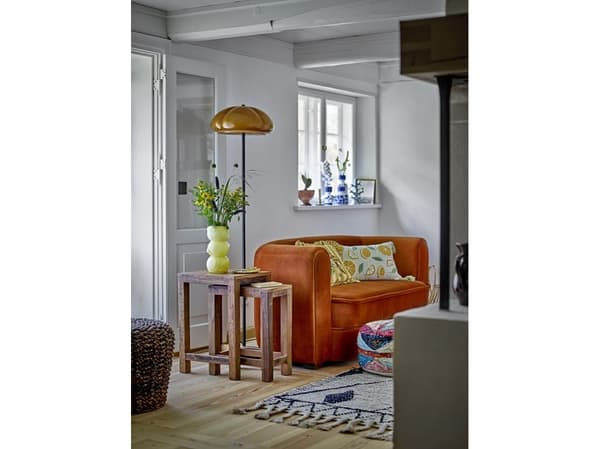 CREATIVE COLLECTION Kinoko gulvlampe, gul, metall
