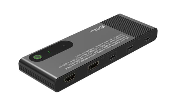 Microconnect HDMI & USB-C KVM Switch 2-Port, 4K Ultra HD