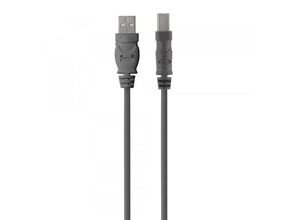 Belkin Premium Printer Cable - USB-kabel - USB typ B (hane) till USB (hane) - USB 2.0 - 3 m - formpressad