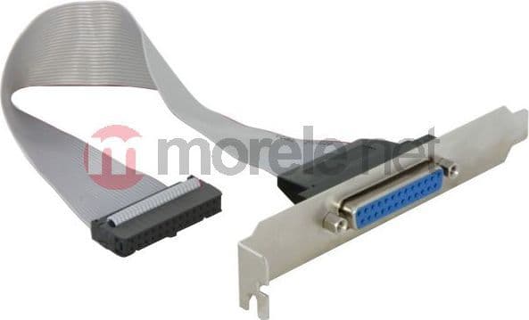 Delock - Parallellpanel - DB-25 (hona) till 26 pin IDC (hona) - 22 cm