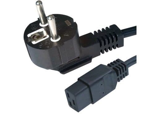 Gembird PC-186-C19 - Strømkabel - power CEE 7/7 (hann) til IEC 60320 C19 - 1.8 m - formstøpt