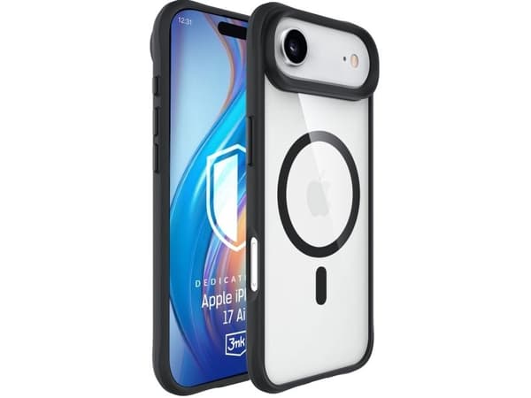 3mk Satin Armor MagCase til iPhone 17 Air - hvit