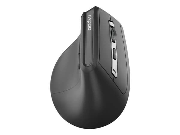 Rapoo EV310M mörkgrå trådlös ergonomisk mus