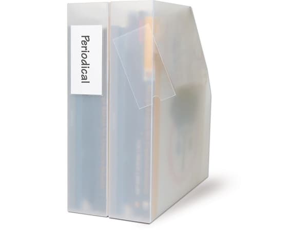 3L etikettfickor 35x75 mm, 12-pack