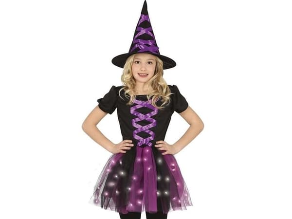 Hekse kostume med lys