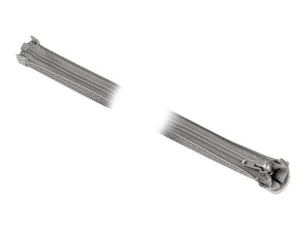 Delock - Flätad ärm - 3 m - grå