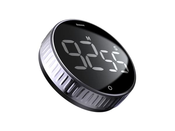 Baseus Heyo rotation countdown, Daglig tidtaker, Sort, Digitalt, LCD, Jekk, Rotasjon, 99 min