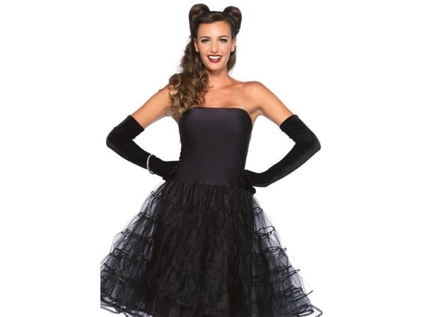 Sort Rockabilly Swing kjole
