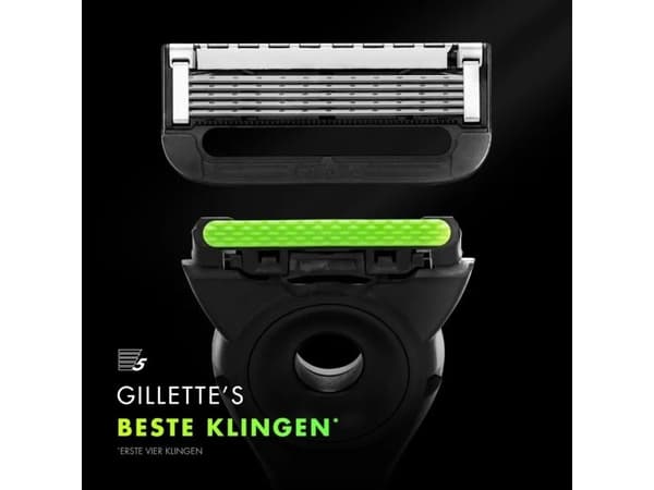 Gillette Labs, Systemblad 6 stk, Menn, Gillette, Labs, Rustfritt stål, Grå, 6 stk
