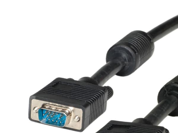 ROLINE 11.04.5253, 3 m, VGA (D-Sub), VGA (D-Sub), Sort, Hankjønn/hankjønn