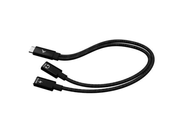 i-Tec - USB-kabel - USB-C til USB-C - 30 cm - USB-strøm + lyd, USB Power Delivery (100 W)