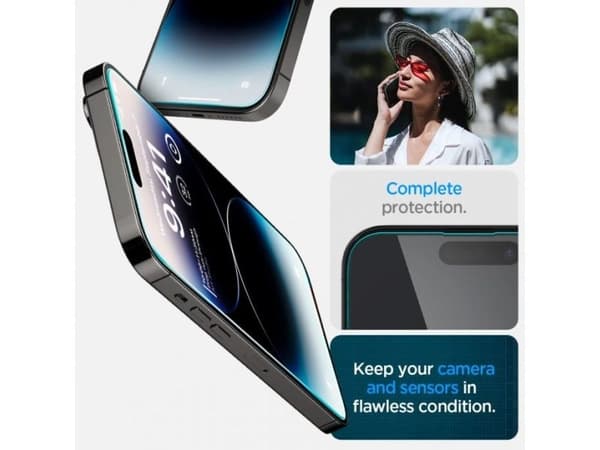Grūdintas stiklas SPIGEN GLAS.TR SLIM do IPHONE 14 PRO MAX