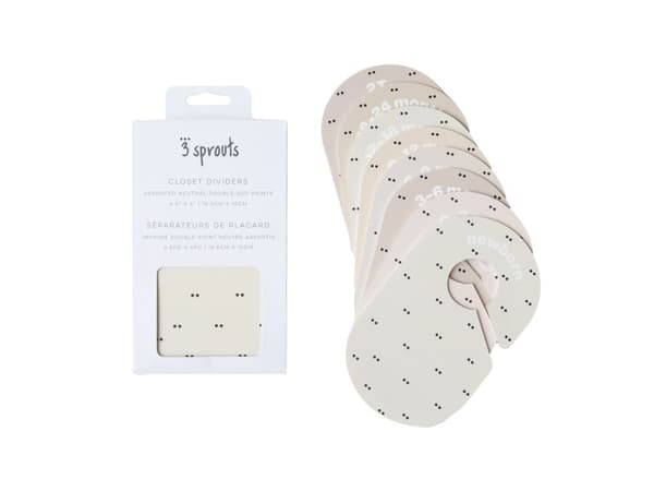 3 Sprouts skåpsdelar (8 st.), Double dot
