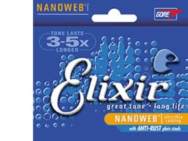 Elixir Strings 12102, Gitarr, Stål, Elektrisk, 6 styck