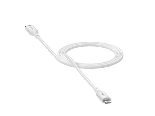mophie Essentials USB-C till Lightning 1 m vit