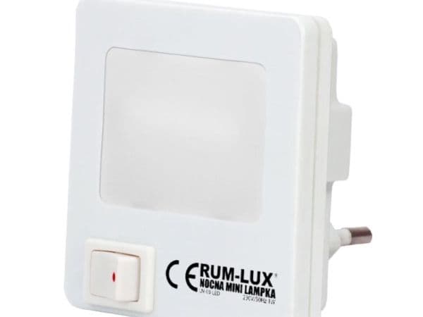 Rum-Lux LED støpsellampe hvit LN-03