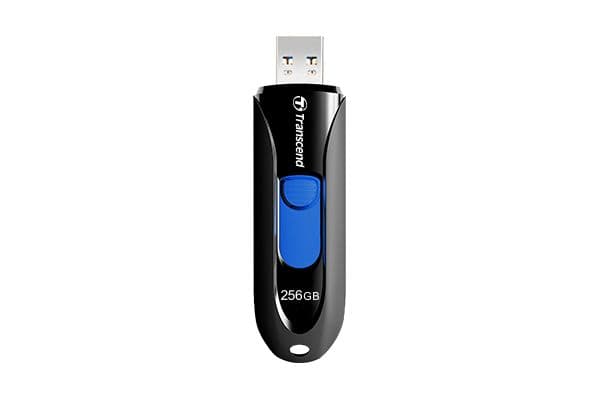 Transcend JetFlash 790 - USB flash-enhet - 256 GB - USB 3.1 Gen 1 - svart
