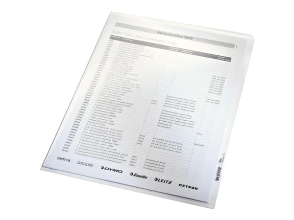 Leitz - L-formet mappe - for A4 (210 x 297 mm) - krystallklar