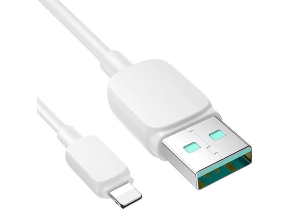 Lightning - USB 2,4A 1,2 m Joyroom-kabel S-AL012A14 - hvit