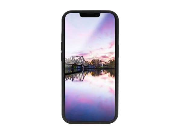 JT BERLIN Steglitz, Suojus, Apple, iPhone 13, 15,5 cm (6.1"), Musta