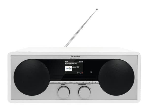 TechniSat DigitRadio 451 CD IR - Ljudsystem - 2 x 15 Watt - vit