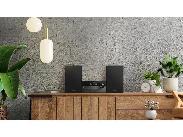 Philips-TAM4505M2 - Mikrosystem - 80 Watt (Total) - mörkgrå