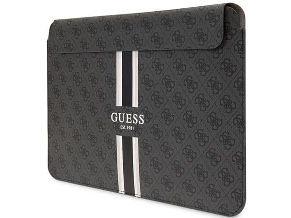 Guess 4G trykt striper-deksel til 16" laptop sort