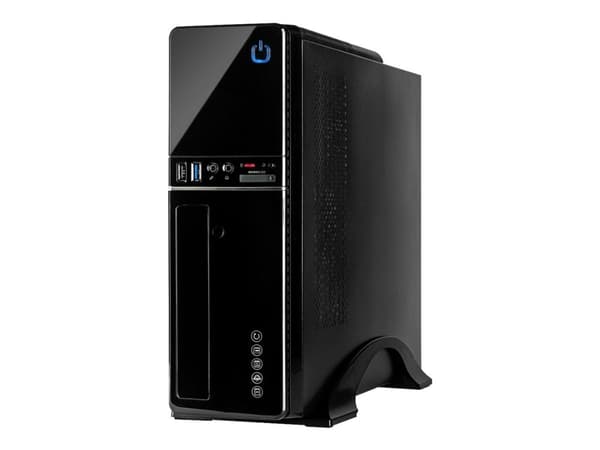 Inter-Tech IT-607 - Tower - mini ITX - ingen strömförsörjning - USB/ljud