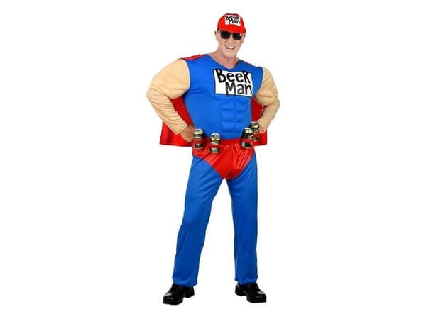 Super Beer man-kostym