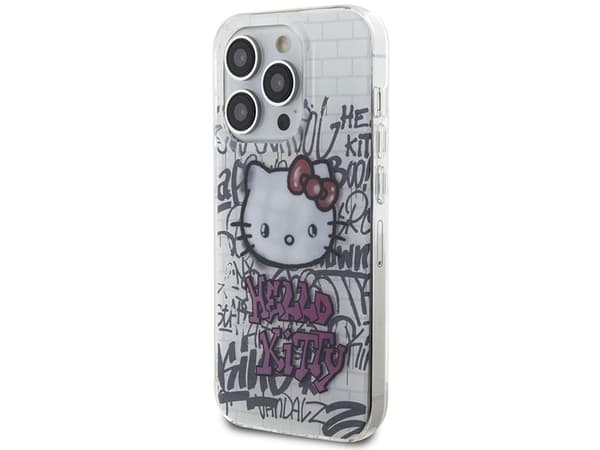 Hello Kitty HKHCP14XHDGPHT iPhone 14 Pro Max 6,7" hvit/hvit hardcase IML Kitty On Bricks Graffiti