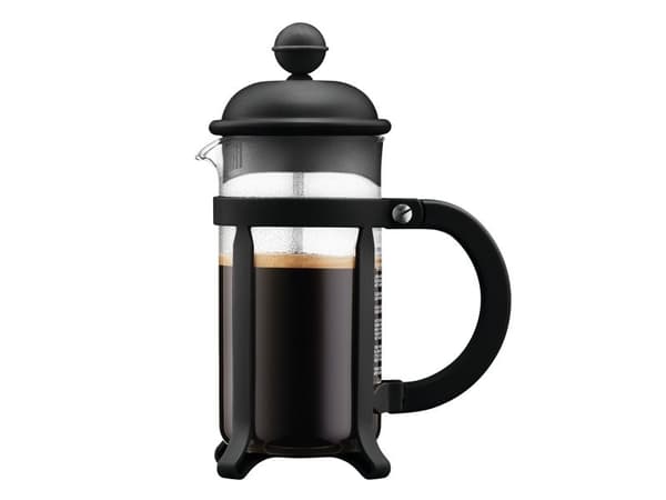 Bodum JAVA, Fransk press, 0,35 l, Svart, Transparent, Glas, Rostfritt stål