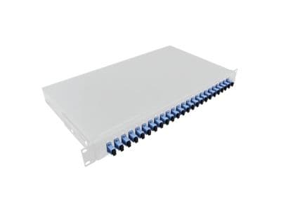 LogiLink FB2402G, SC, Grå, Metall, Rackmontering, 1U, 480 mm