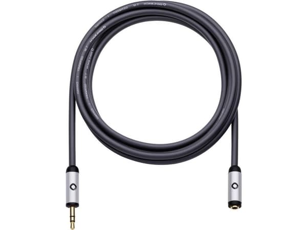 OEHLBACH 60036, 3.5mm, Hankjønn, 3.5mm, Hunkjønn, 5 m, Sort