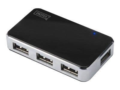 DIGITUS DA-70220 - Hub - 4 x USB 2.0 - stasjonær