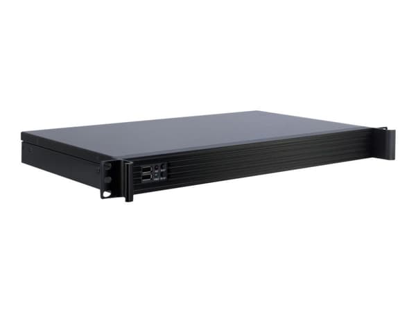 Inter-Tech K-126L - Rackmonterbar 1U - mini-ITX - ingen strømforsyning (FlexATX) - USB