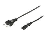 MicroConnect Power Cord Notebook - Strömkabel - 1.5 m - svart