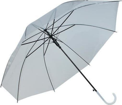 Malatec Transparent hvit paraply