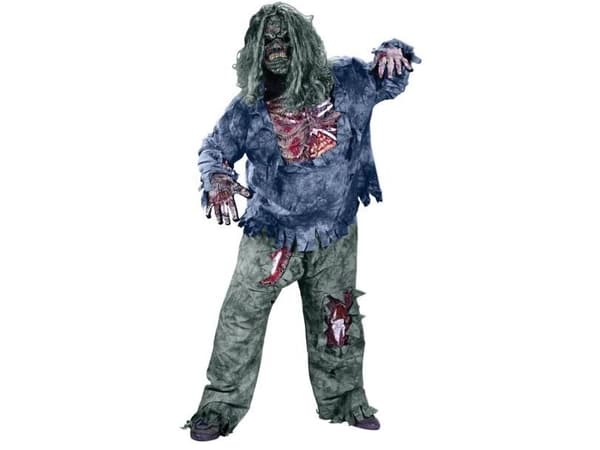 Läskig zombiedräkt