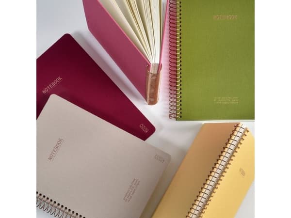 KOZO notatbok A5 Premium Olive Green - (6 stk.)