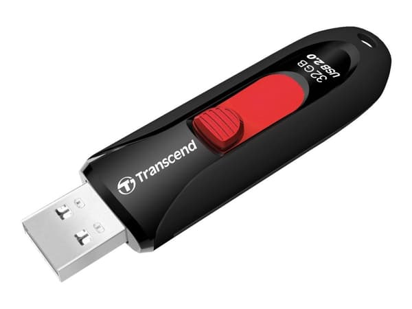 Transcend JetFlash 590 - USB flash-enhet - 32 GB - USB 2.0