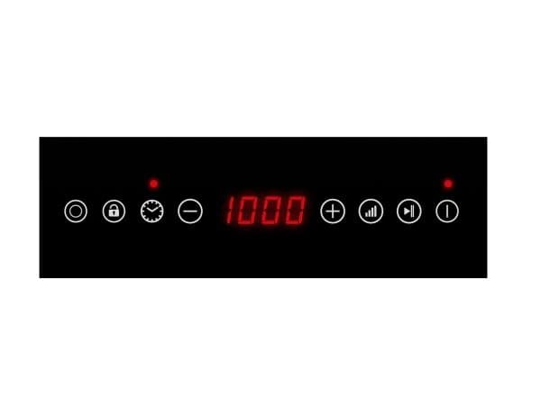 Steba HK 30 - Ceramic hot plate - 2 kW - rustfritt stål / svart