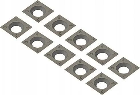 Metabo - Reversible blade - 10 deler