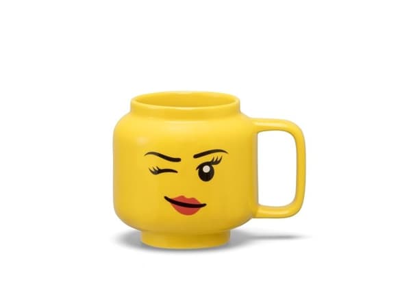 LEGO® keramisk mugg, liten - Blinkande flicka
