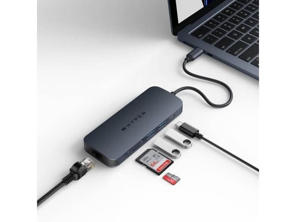 HyperDrive Next - Dockningsstation - USB-C 3.2 Gen 2 / Thunderbolt 3 / Thunderbolt 4 - HDMI