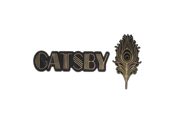 Gatsby bordpynt i tre, 10 stk