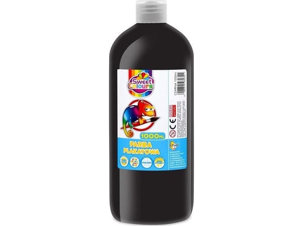 Affischerfärg grön/svart 1000 ml