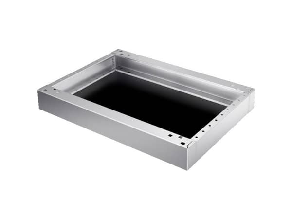 Rittal base komplett 100mm for ståbord i rustfritt stål