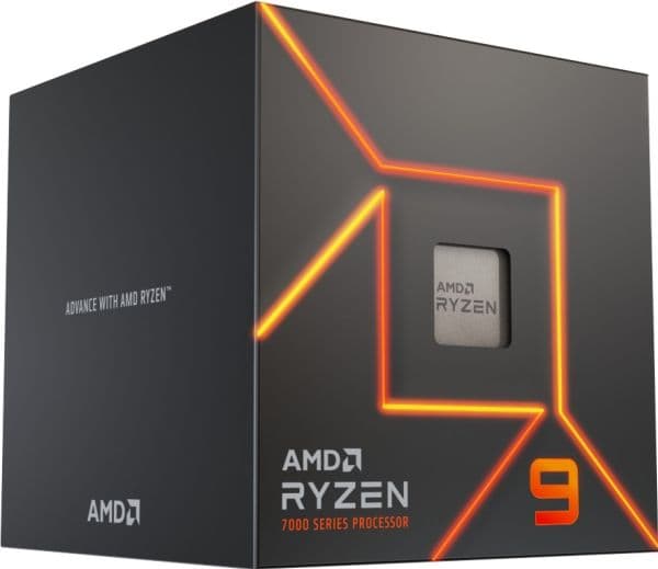 AMD Ryzen 9 7900 - 3.7 GHz - 12-core - 24 trådar - 64 MB cache - Socket AM5 - Box
