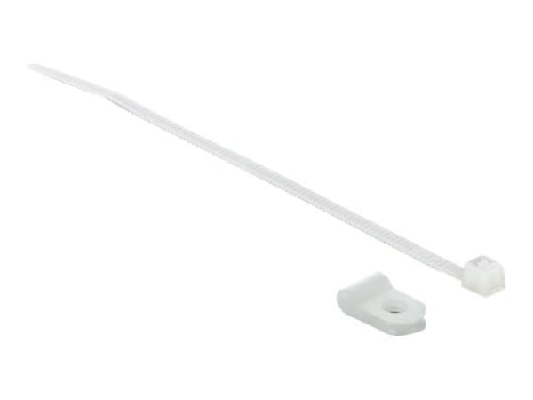 Delock - Kabelbinder - 10 cm - vit