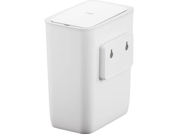 Hygienbehållare, Morandi, vit, plast, 8 l